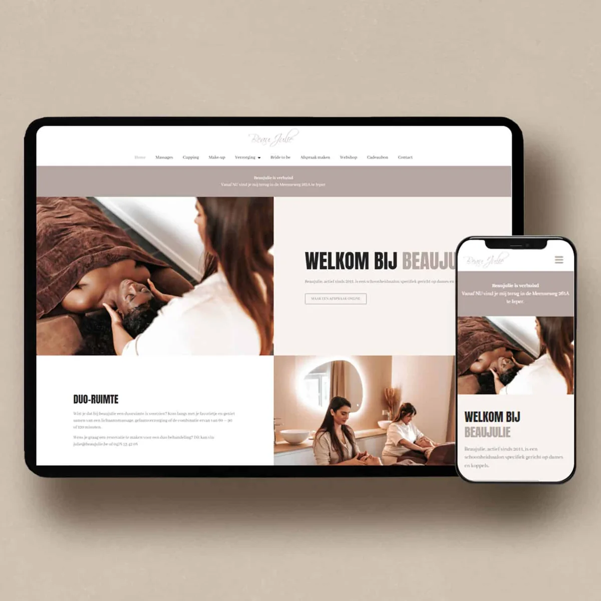 Nieuwe website voor Beaujulie uit Ieper