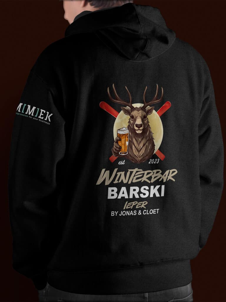 Gepersonaliseerde kleding voor Winterbar Barski in Ieper